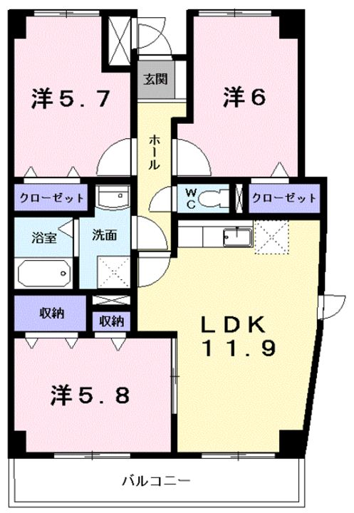 リヴェール須舞の間取り