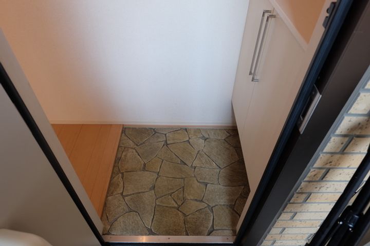 コーポミズホの玄関