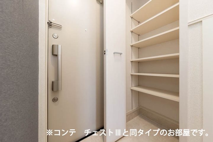 バンブーフォレスト Ⅱの玄関