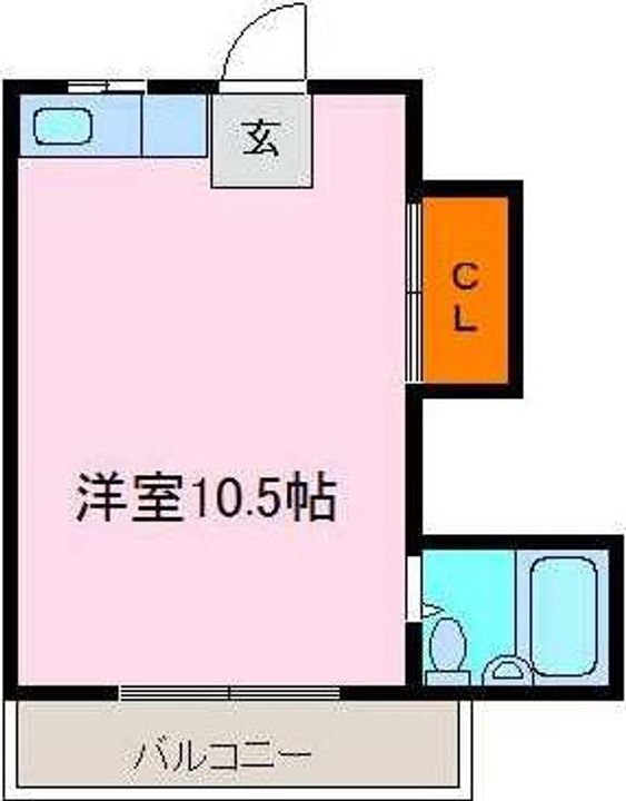 メルシーハイツ2号館302の間取り