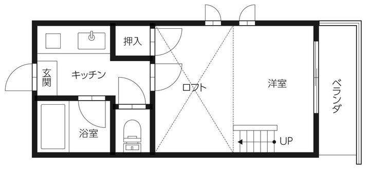 サンシティ東吉野104の間取り