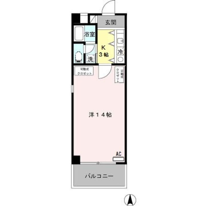 RISE COURT BWの間取り