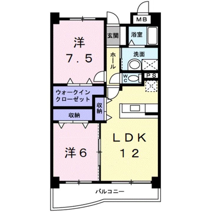 アズゥ−ルの間取り