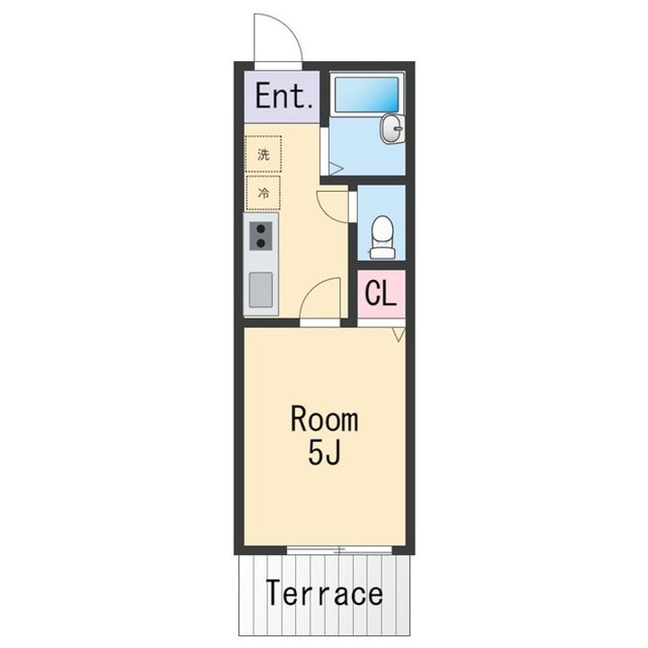 TJ本脇 Aの間取り