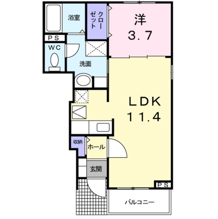 モダンアーク Bの間取り