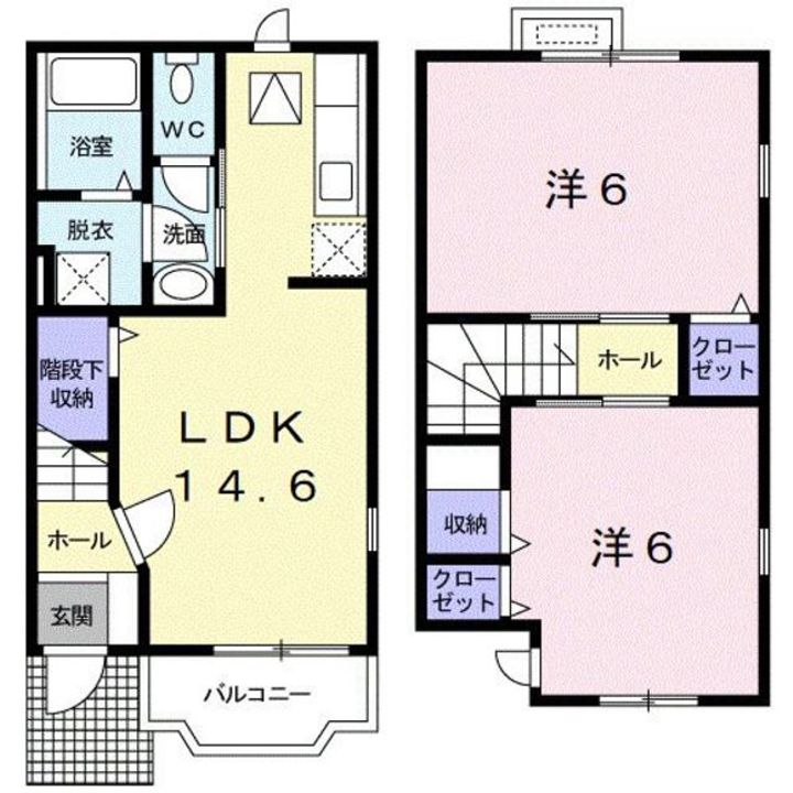 パミドーリ Ⅱの間取り