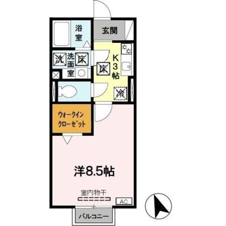 ソレアードiの間取り