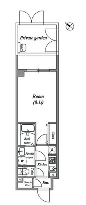 ルネサンスコート新宿余丁町の間取り