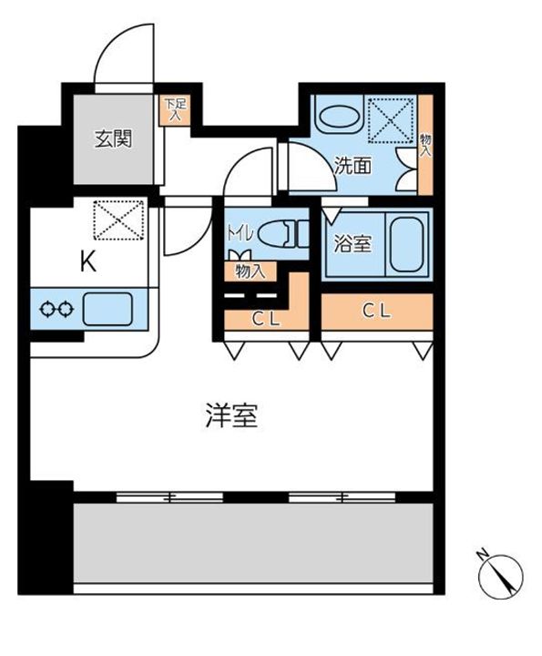 フォレシティ六本木の間取り