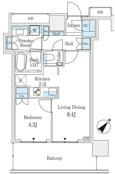 ミッドタワーグランドの間取り
