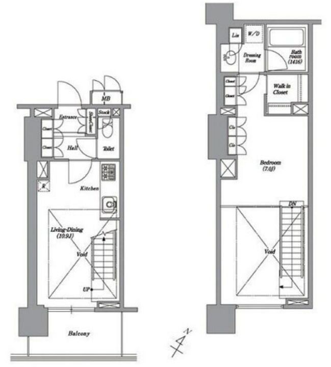 レキシントンスクエア白金高輪の間取り