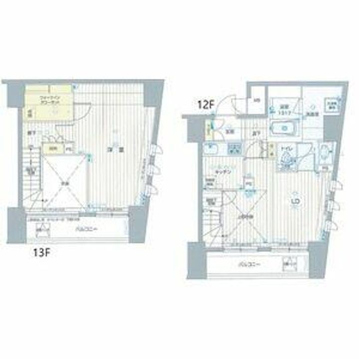 フォレシティ六本木の間取り