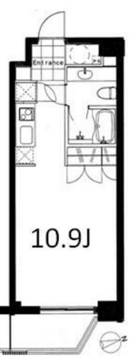 フレンシア麻布十番ノースの間取り