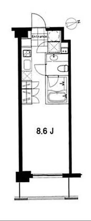 フレンシア麻布十番ノースの間取り
