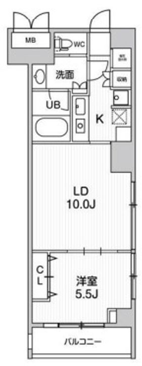 六本木デュープレックスエムズの間取り