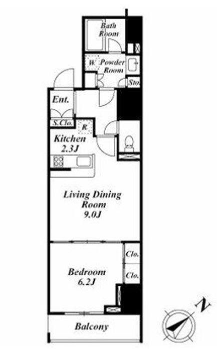 パークウッドレジデンス日本橋の間取り