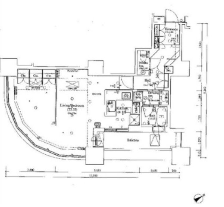東京ツインパークスライトウイングの間取り