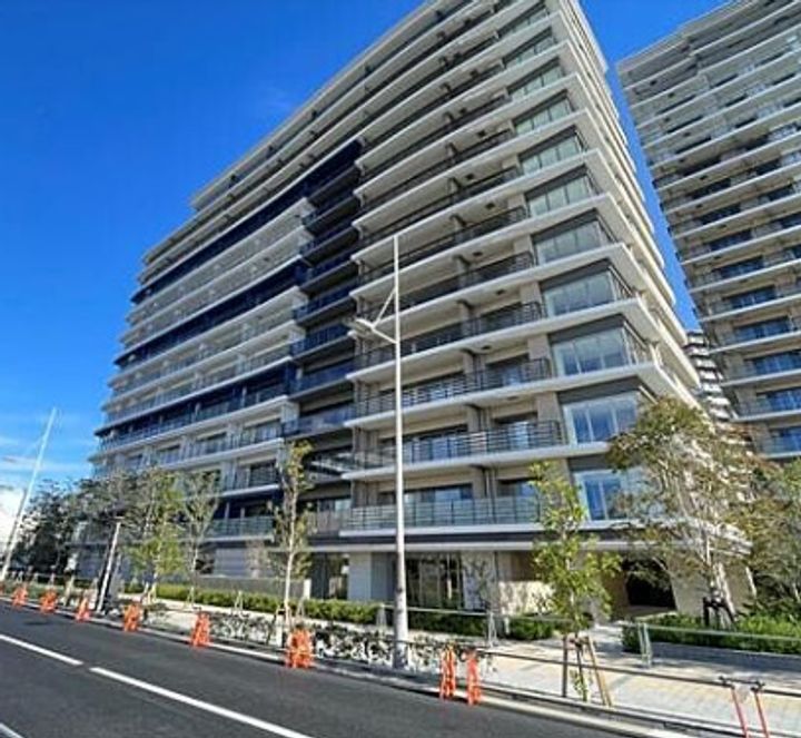 晴海フラッグサンヴィレッジA棟の外観