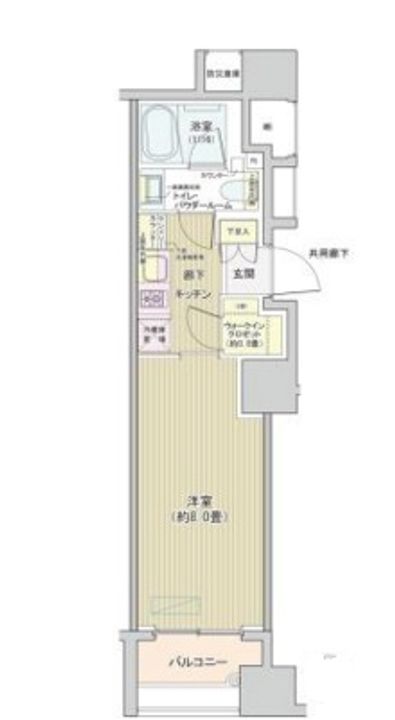 アネーロ銀座の間取り