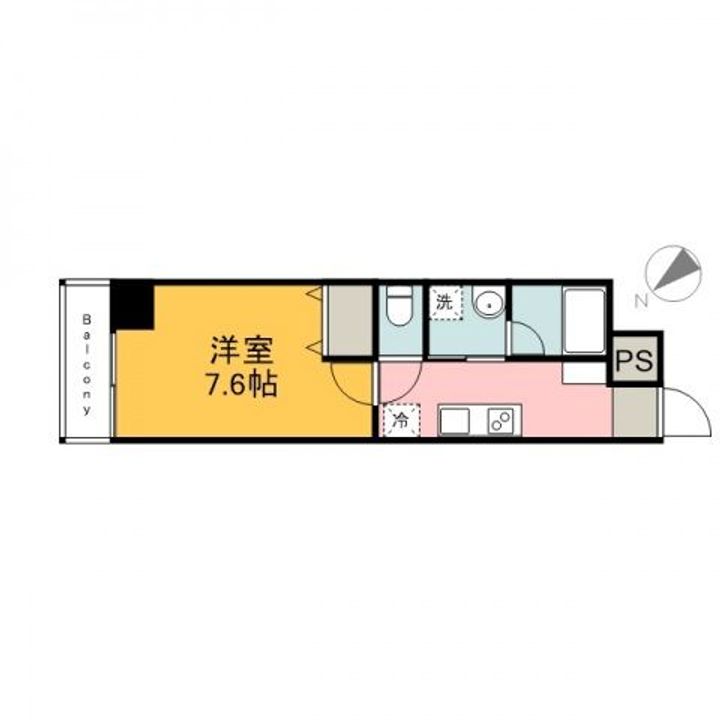 Pablo観音本町Ⅰの間取り