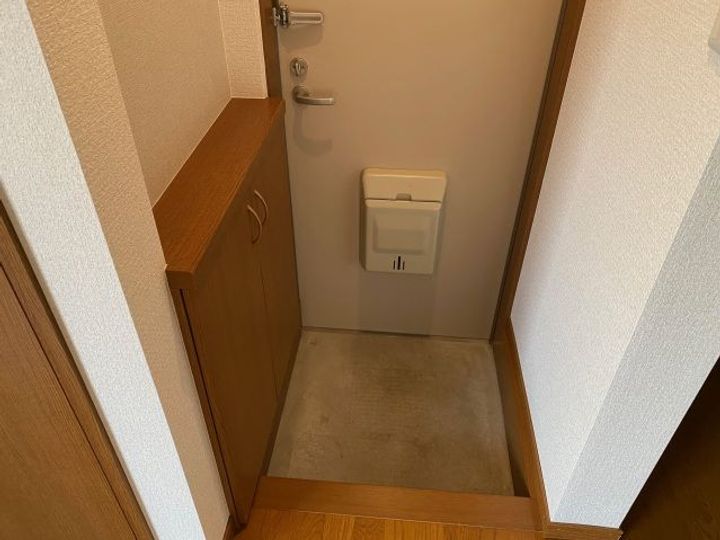吉村ハイツ102の玄関