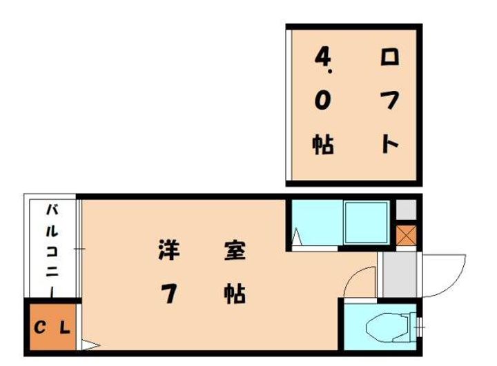 アーサー宗像202の間取り