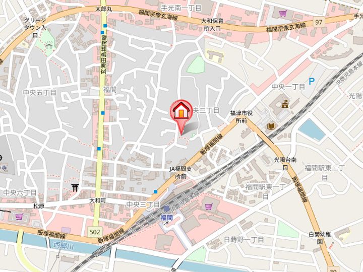 TAISHOKAN THE APARTMENTの地図