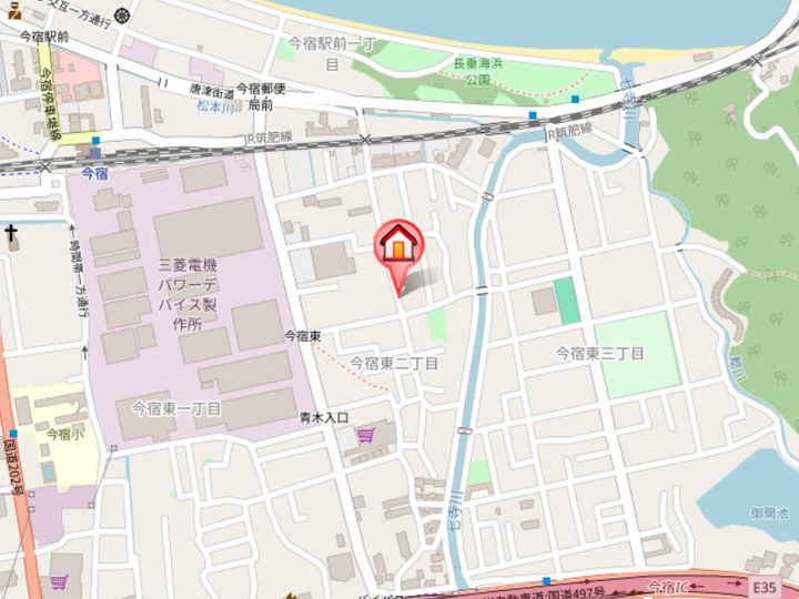 福岡県福岡市西区今宿東2丁目(マンション)の賃貸物件102の地図