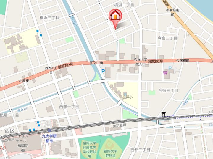 サンガーデン横浜の地図