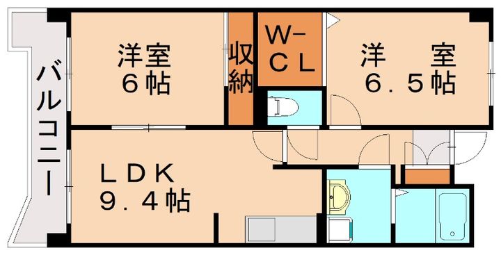 クレセント・イ−ストの間取り
