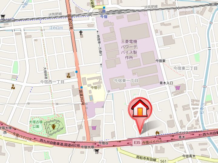 福岡県福岡市西区今宿東1丁目(マンション)の賃貸物件706の地図