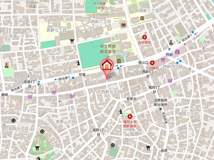 楠原ビルの地図