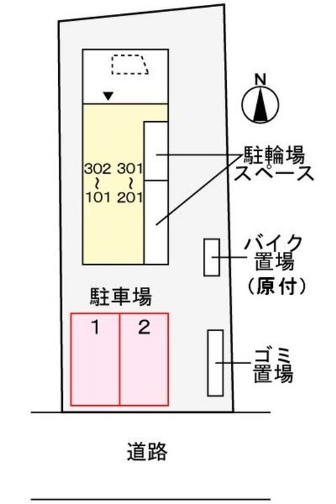 福岡県福岡市西区姪の浜2丁目(アパート)の賃貸物件101のその他画像