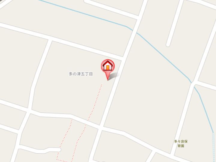 福岡県福岡市東区多の津5丁目(アパート)の賃貸物件202の地図