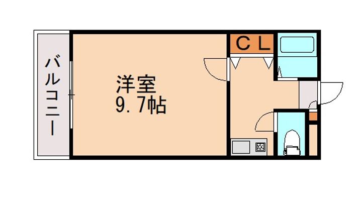 福岡県福岡市東区多の津5丁目(マンション)の賃貸物件305の間取り