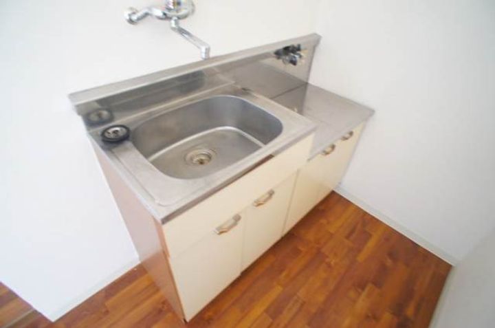 福岡県古賀市新久保1丁目(マンション)の賃貸物件206のキッチン