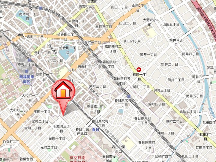ライフネスト楓の地図