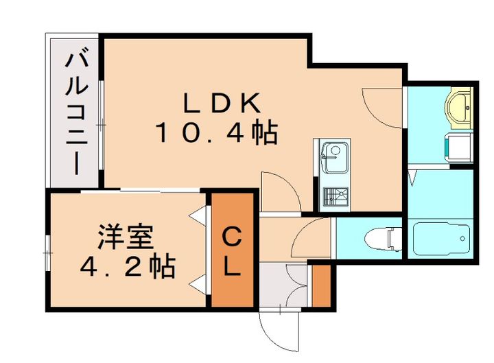 クリーク春日の間取り