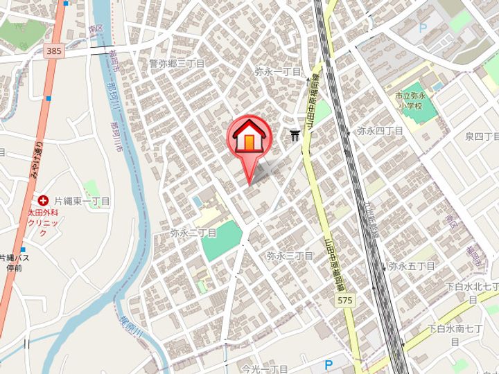 福岡県福岡市南区弥永2丁目(アパート)の賃貸物件202の地図