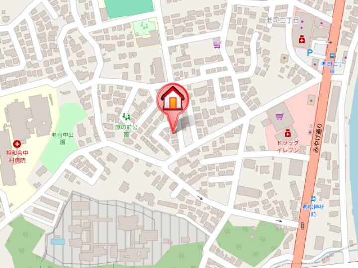 福岡県福岡市南区老司3丁目(アパート)の賃貸物件A202の地図