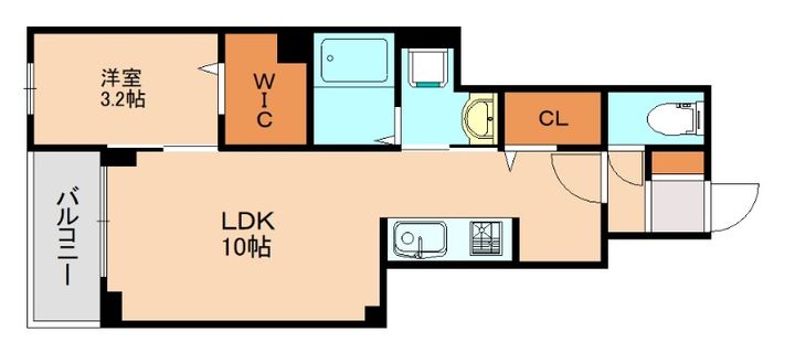 福岡県福岡市南区横手南町(アパート)の賃貸物件102の間取り
