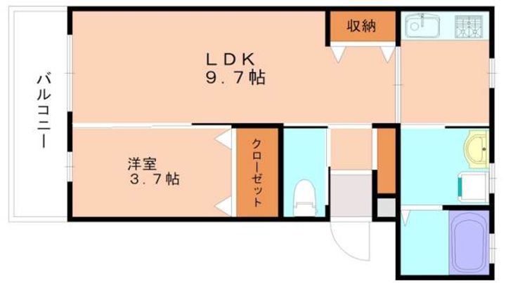 ロイヤルヒルズアネックス101の間取り