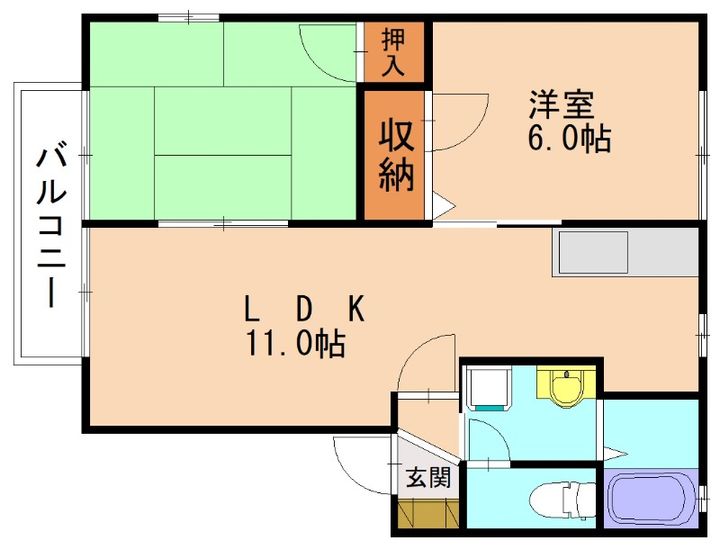 エクセレントM202の間取り
