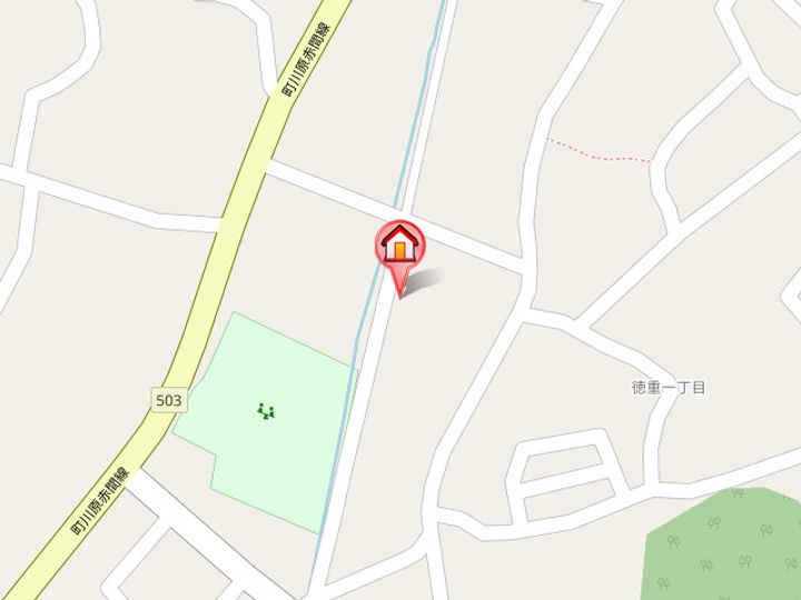 グリーンテラスの地図