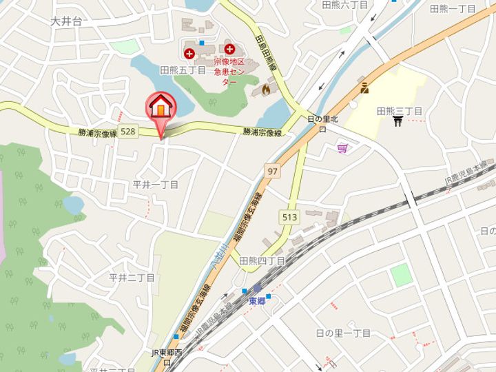 リバティーハウス302の地図