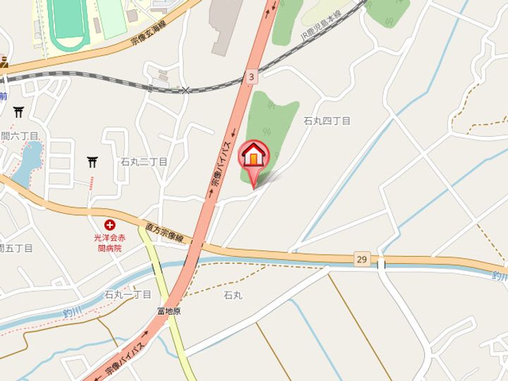 コーポT&Hの地図