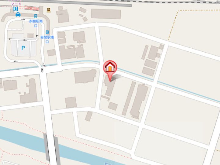 福岡県宗像市栄町(マンション)の賃貸物件302の地図