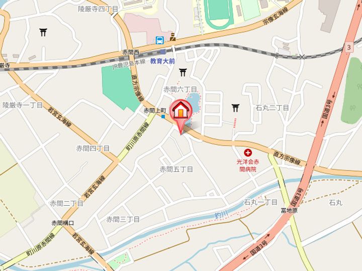 You House102の地図