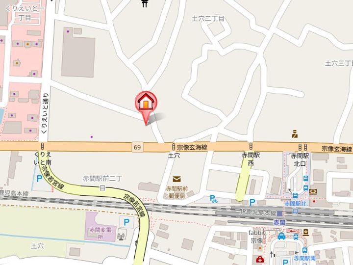 福岡県宗像市土穴1丁目(マンション)の賃貸物件602の地図