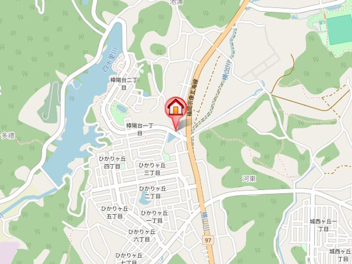 福岡県宗像市樟陽台1丁目(アパート)の賃貸物件201の地図